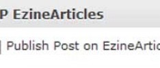 Ezine Articles Wordpress Plugin