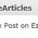 Ezine Articles Wordpress Plugin